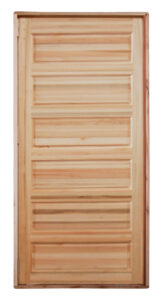 PORTA EXTERNA COM ALMOFADAS REF 140