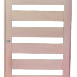 PORTA EXTERNA PIVOTANTE COM VIDROS HORIZONTAIS REF 590