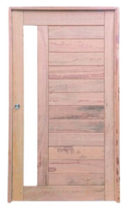 PORTA PIVOTANTE COM VITRÔ NA FOLHA REF 580