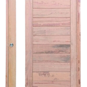 PORTA EXTERNA PIVOTANTE COM VITRO NA FOLHA REF 580